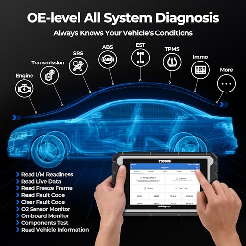 Topdon OBD2 Scanner Diagnostic Tool, TOPDON AD900BT Bidirectional Scan Tool with ECU Coding, 28+ Services, Automotive All Systems Diagnosis Scanner for Car with 2 Years Updates, Active Test - Image 5