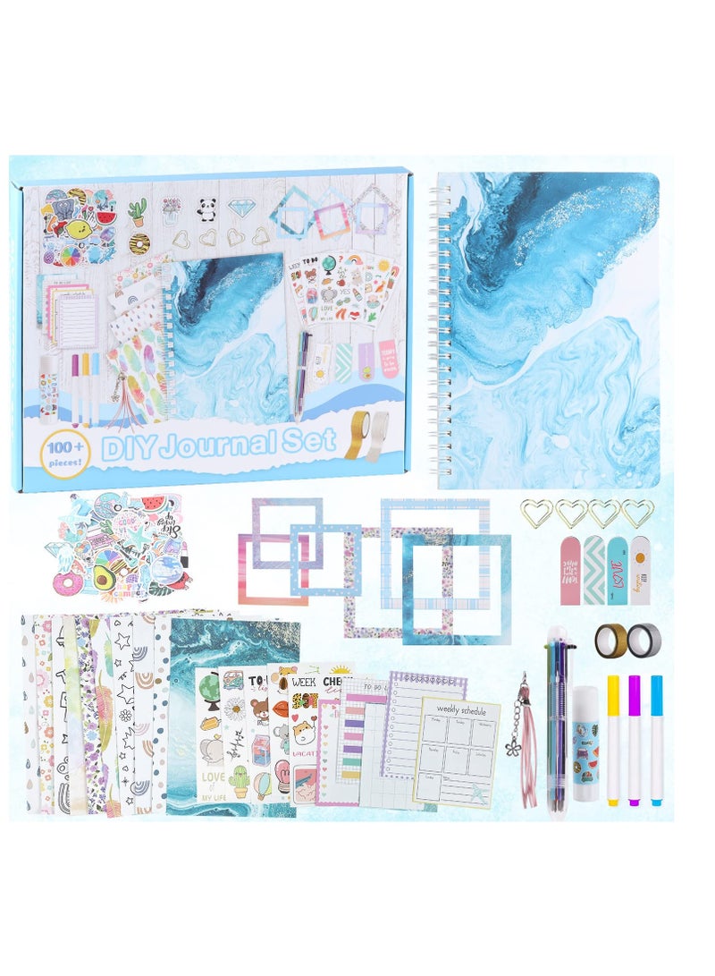 SYOSI DIY Journal Set for Girls Ages 8 9 10 11 12 13 Years Old and Up, Desirable Gifts for Girls - Scrapbooking Make Diary Handbooks DIY Journal Kit - Perfect Art & Crafts Stuff for Tweens Teens and Kids  - Image 1