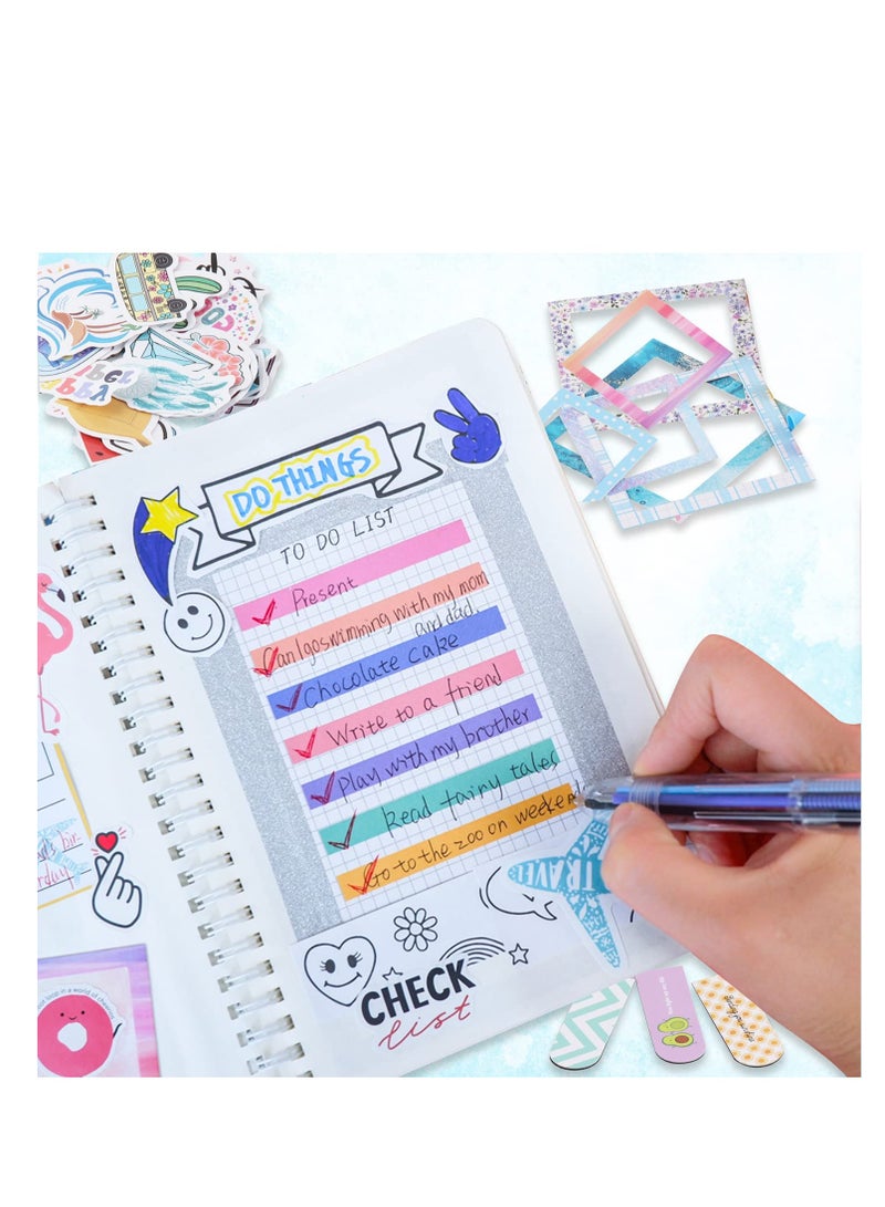 SYOSI DIY Journal Set for Girls Ages 8 9 10 11 12 13 Years Old and Up, Desirable Gifts for Girls - Scrapbooking Make Diary Handbooks DIY Journal Kit - Perfect Art & Crafts Stuff for Tweens Teens and Kids  - Image 4