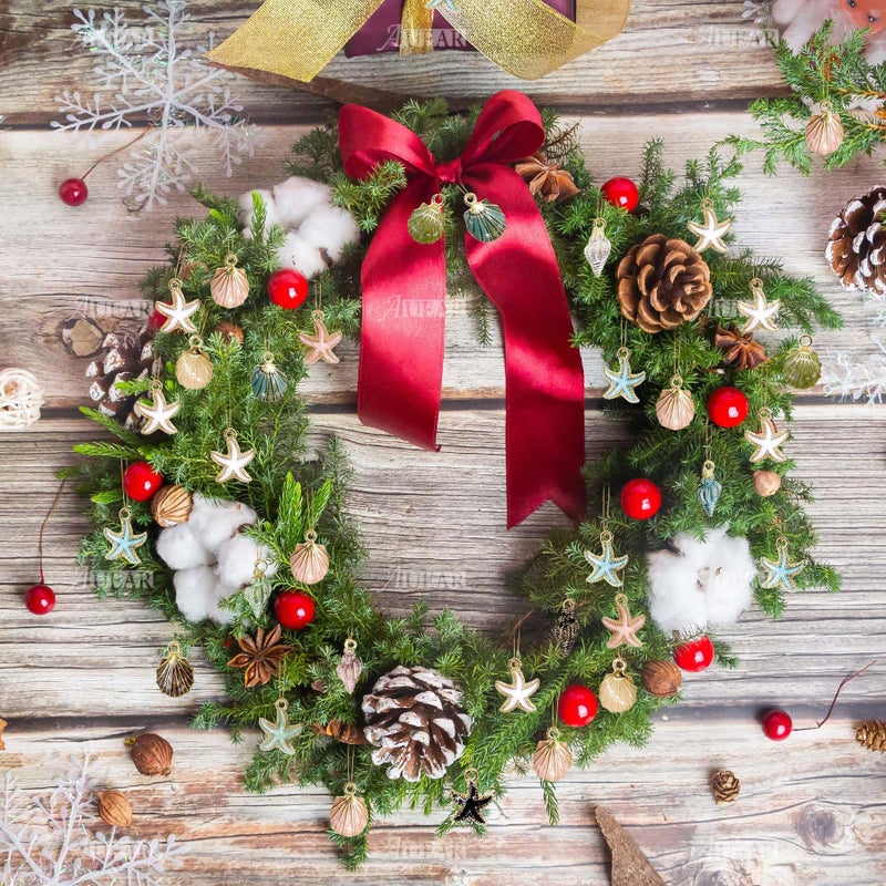 AUEAR, 30 Pack Ocean Starfish Conch Seashell Metal Gold Plated Enamel Charms Pendants for DIY Jewelry Making (Enamel Style 1) - Image 2