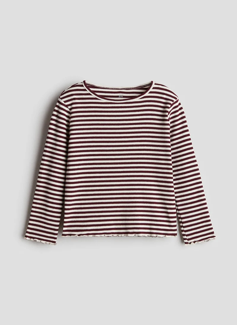 H&M Long-Sleeved Jersey Top