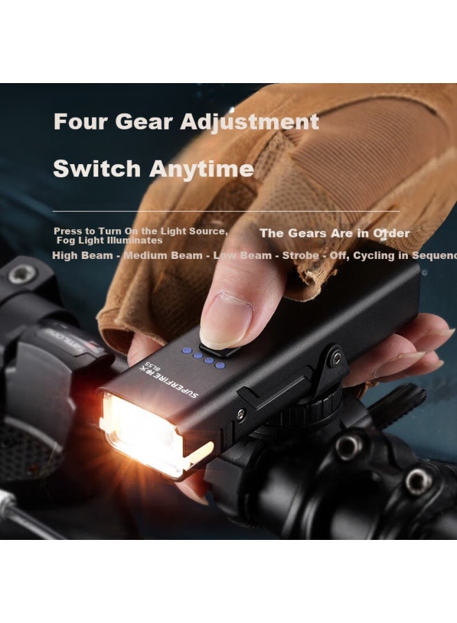 Supfire Bicycle Front Light Night Riding Mountain Road Bike Strong Flashlight Equipment Accessories - Image 2