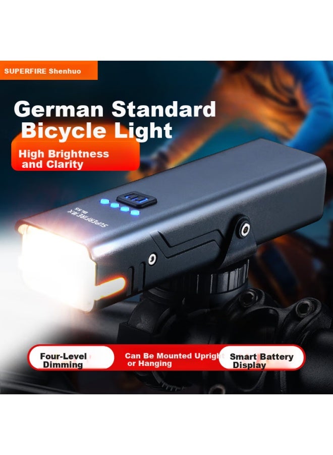 Supfire Bicycle Front Light Night Riding Mountain Road Bike Strong Flashlight Equipment Accessories - Image 1