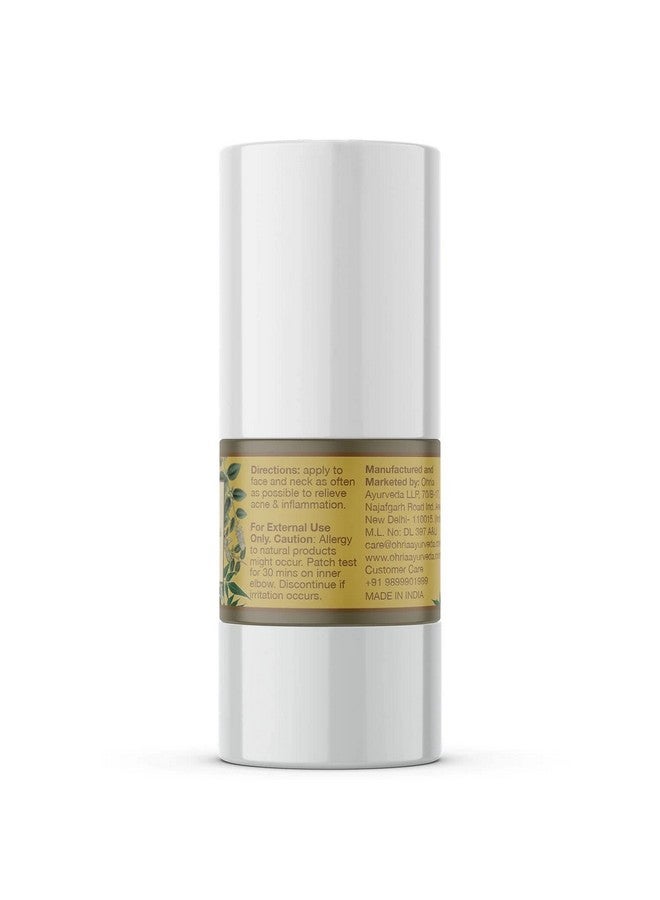 OHRIA Ayurveda Neem & Tulsi Hydrating Face Gel Antiinflammatory Healing & Cooling 15Ml - Image 2