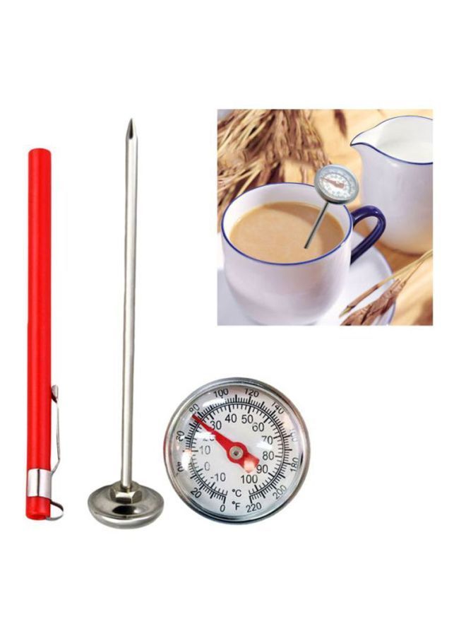 نيبمينينت مقياس حرارة من الستانلس ستيل فضي 13.5x3سم - Image 3