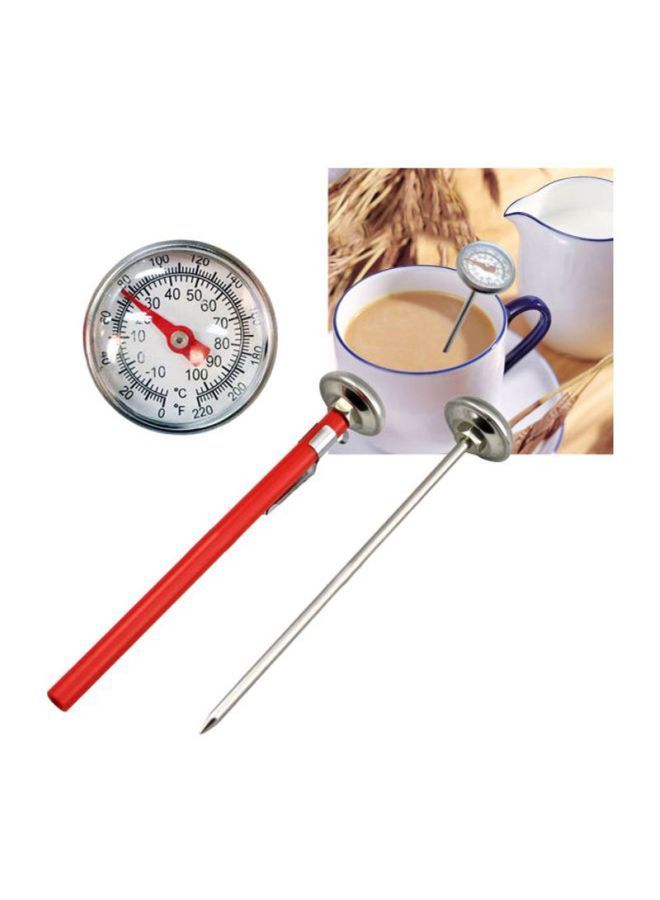 نيبمينينت مقياس حرارة من الستانلس ستيل فضي 13.5x3سم - Image 4