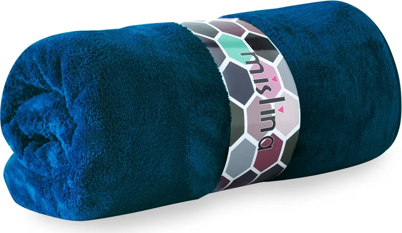 ميسلينا Single Wellsoft Blanket - Petrol Blue 150X200 cm