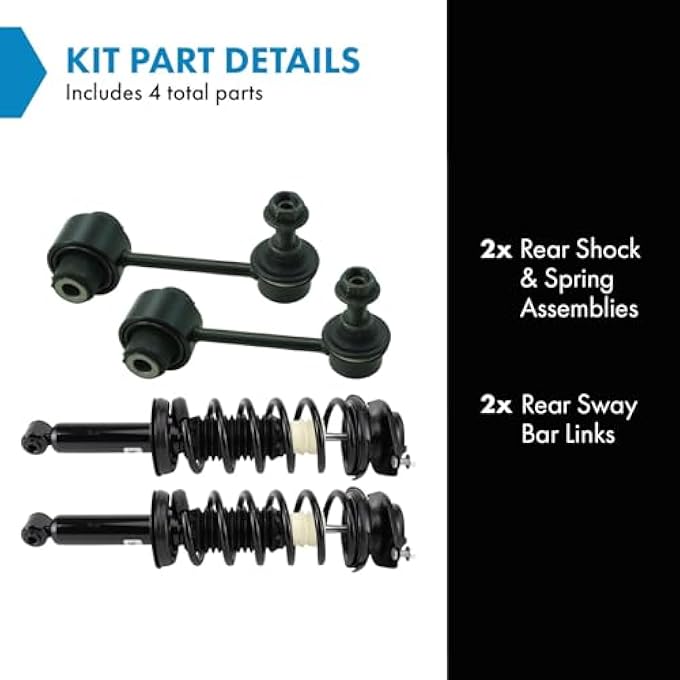 TRQ Rear Suspension Kit Fits 20162017 Subaru Crosstrek 20132015 Xv Crosstrek - Image 3