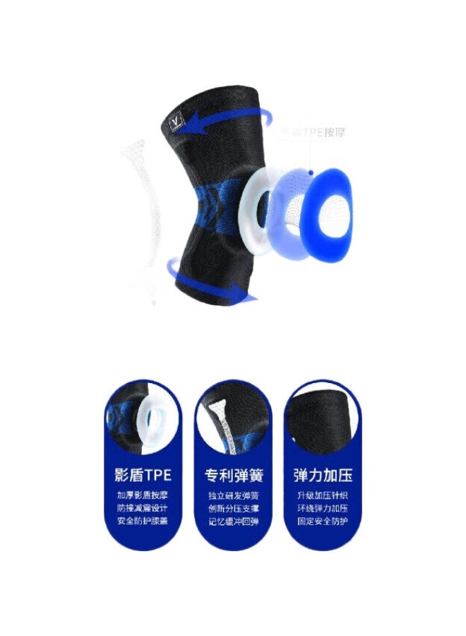 VEIDOORN Weidong Sonic Sports Basketball Knee Pads, Knee Meniscus Joint Running Protection Gear, V721H, White, Size L, Single Piece - Image 3