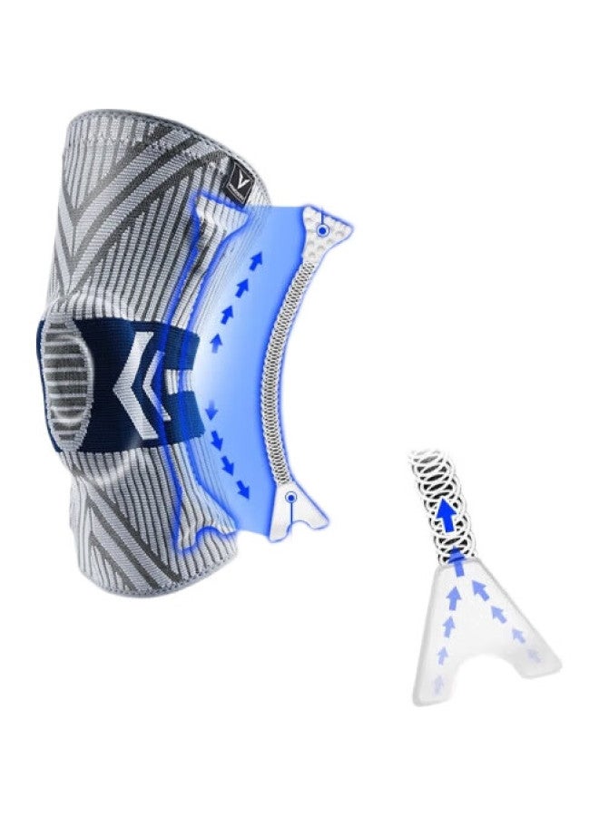 VEIDOORN Weidong Sonic Sports Basketball Knee Pads, Knee Meniscus Joint Running Protection Gear, V721H, White, Size L, Single Piece - Image 2