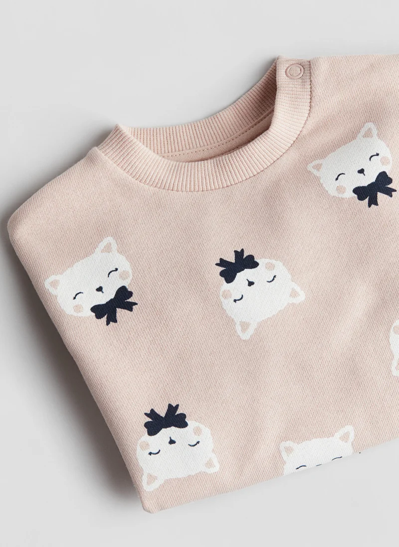 اتش اند ام Printed Sweatshirt