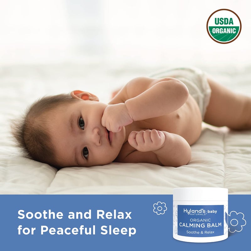 Hyland's Baby Organic Calming Balm, Soothe and Relax, With Organic Lavender, Eucalyptus, and Bergamot Fruit Oil, Safe and Gentle, Dermatologist Tested, 1.76 oz. - Image 2