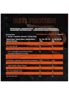 NXT Nutrition NXT Nutrition Beef Protein Isolate Powder - Protein Powder High in Natural Amino Acids - Paleo, Keto Friendly - Dairy and Gluten Free - Muscle Recovery | 1.8kg (Watermelon & Strawberry)  - Image 4