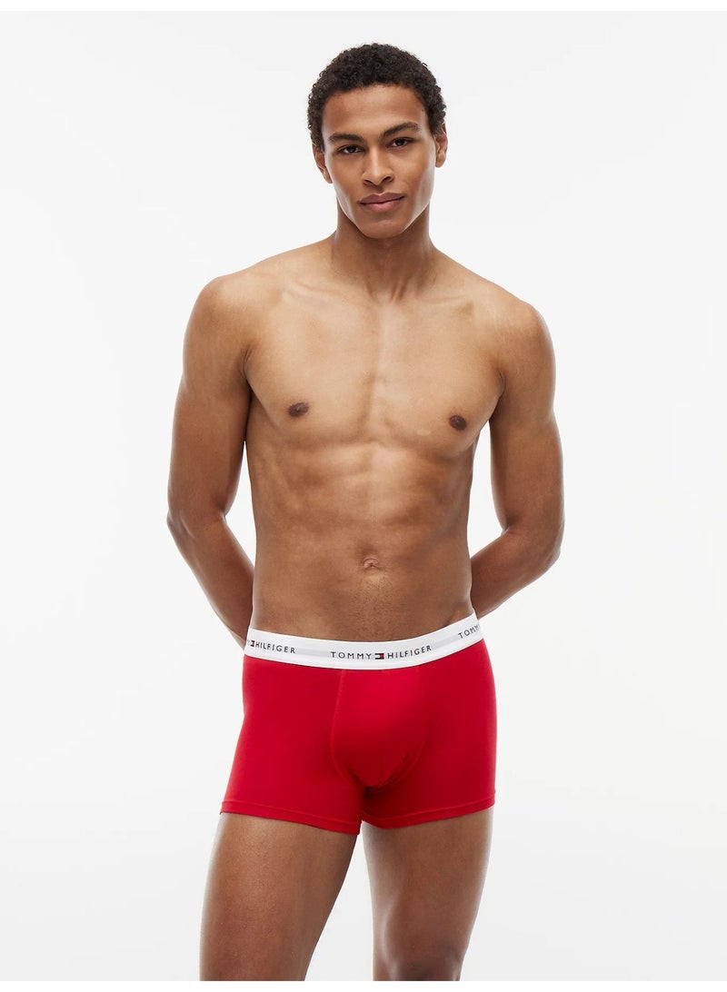 TOMMY HILFIGER 3 Pack Trunks - Cotton Stretch - Image 2