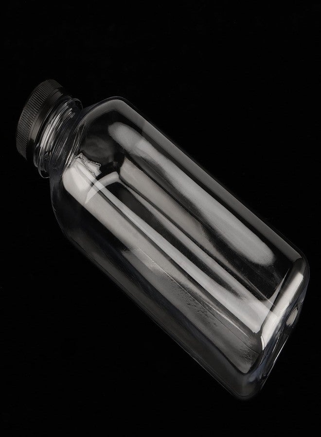 MOUYAT 24 Pack 14oz Plastic Juice Bottles with Caps, 400ml Clear Plastic Sensory Bottles with Leakproof Lids, Reusable Empty Juice Smoothie Containers Bulk for Water, Homemade Beverages Storage - Image 4