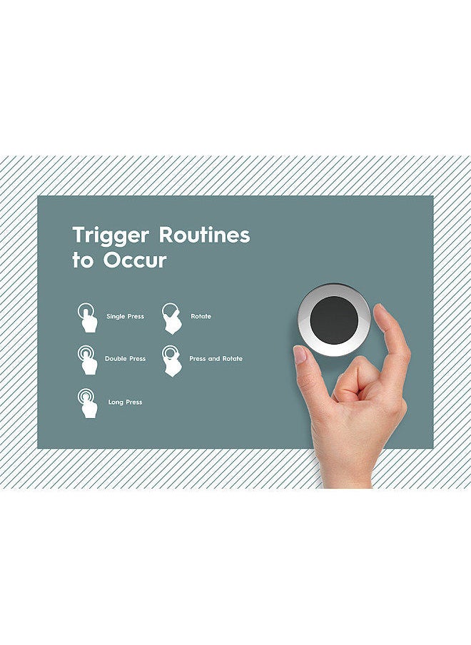 Generic - ZigBee 3.0 Smart Button Rotary Knob for DIY Home Automation Scene Linkage APP Remote Control Intelligent Light Switch - Image 1