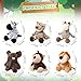 Soulchen 24 Set Safari Jungle Party Favors Include 24 Large 10 Inch Safari Stuffed Animals Toys 24 Adoption Cards 24 Pencils 24 Kraft Bags and 1 Adoption Sign for Jungle Adopt an Animal Party Favors - Image 4