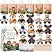 Soulchen 24 Set Safari Jungle Party Favors Include 24 Large 10 Inch Safari Stuffed Animals Toys 24 Adoption Cards 24 Pencils 24 Kraft Bags and 1 Adoption Sign for Jungle Adopt an Animal Party Favors - Image 2
