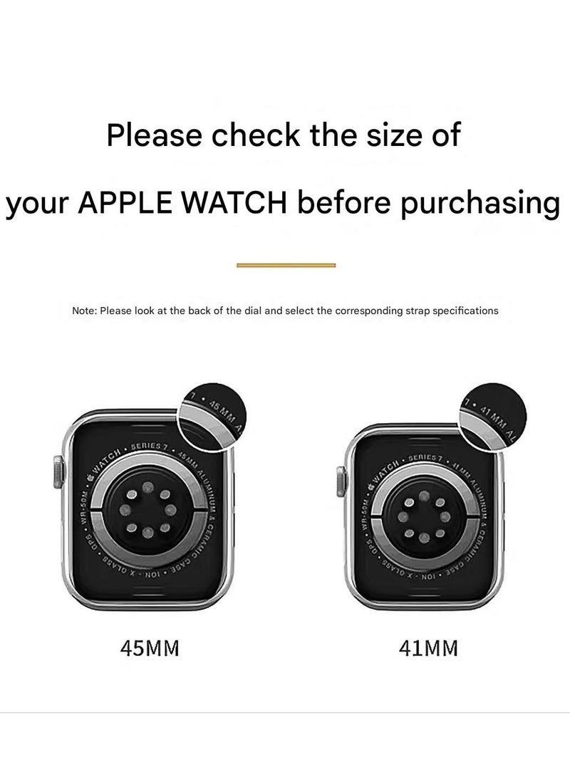 Watch Band Compatible for Apple Watch Series Band 38mm 40mm 41mm 42mm women, Genuine Leather Double Tour Designed Slim Replacement Strap for iWatch Series10 9 8 7 6 SE - Image 4