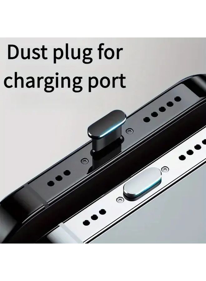 Pink USB C Port Dust Plug Aluminum Alloy Protector For Type C Devices - Image 1