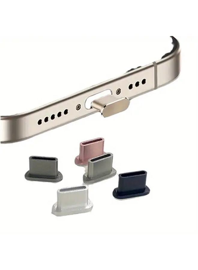 Pink USB C Port Dust Plug Aluminum Alloy Protector For Type C Devices - Image 5
