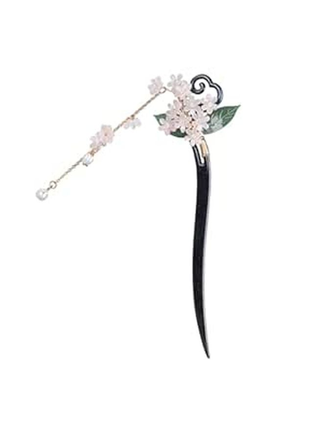 Vintage Chinese Tassel Hair Sticks For Women Traditional Hanfu Hair Accessories - Image 1