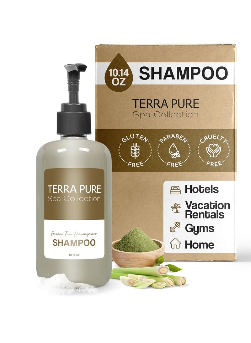Terra Pure Terra Pure Shampoo | Spa Collection | Hotel Amenities in Pump Bottle | 10.14 oz. / 300 ml (Single Bottle)  - Image 1