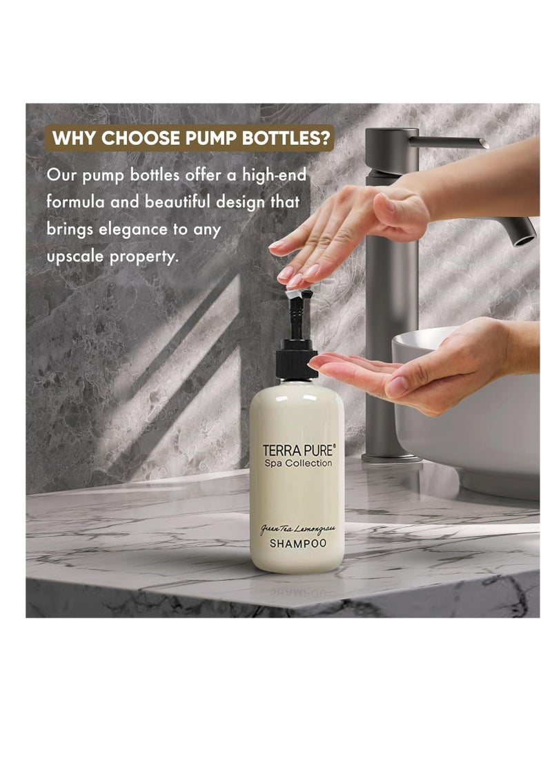 Terra Pure Terra Pure Shampoo | Spa Collection | Hotel Amenities in Pump Bottle | 10.14 oz. / 300 ml (Single Bottle)  - Image 2