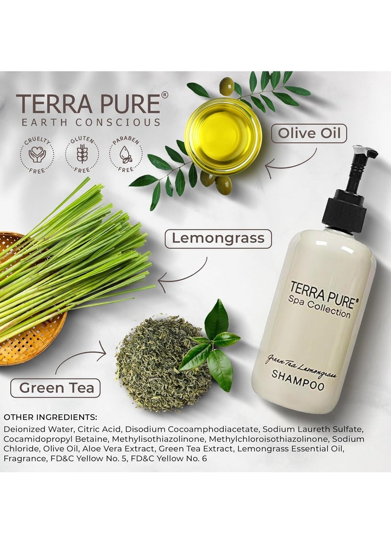 Terra Pure Terra Pure Shampoo | Spa Collection | Hotel Amenities in Pump Bottle | 10.14 oz. / 300 ml (Single Bottle)  - Image 4