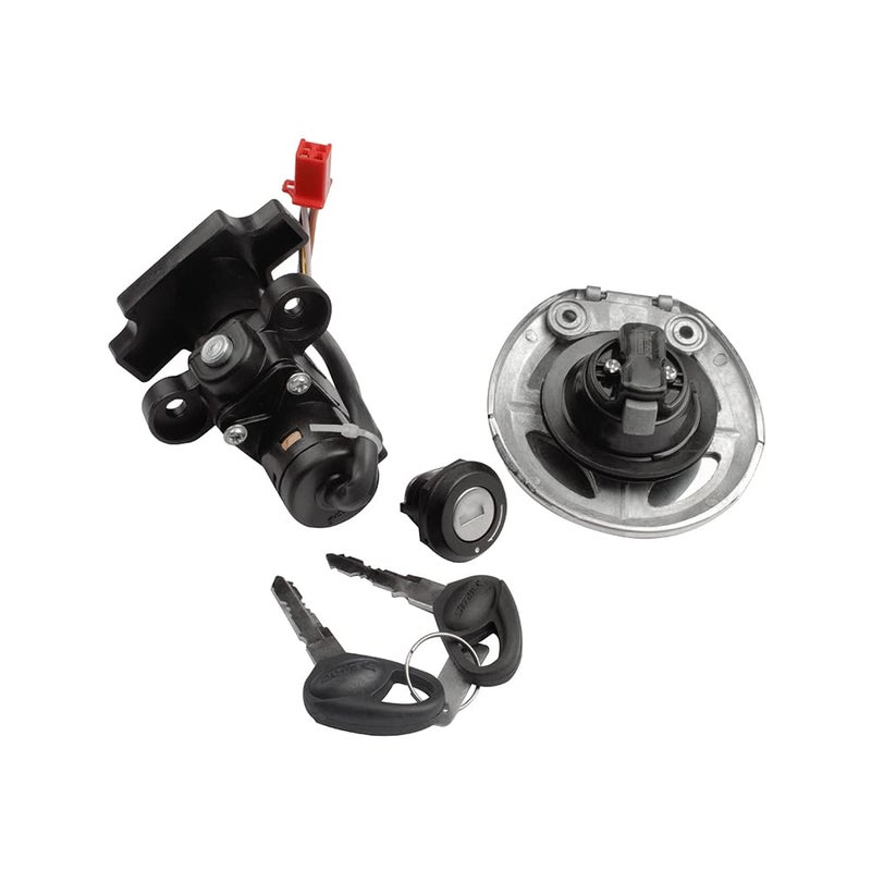 Deutsche High Performance Ignition Switch Lock Set Fit For Bajaj CT-100 (Set of 3) Consisting of Ignition Cum Steering Lock, Petrol Tank Lock & Tool Box Lock | 2 PIN - Image 2