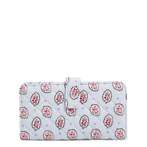Vera Bradley Cotton RFID Finley Small Wallet, Magnifique Leaf - Image 1