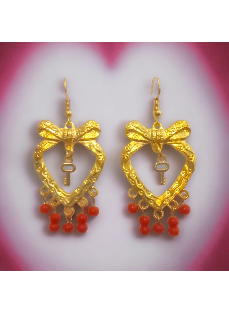 Key of Love Beaded Earrings - pzsku/Z70476275921C7E891105Z/45/_/1737058678/f6eb3092-6942-42f1-b84b-f81b9d4ec925