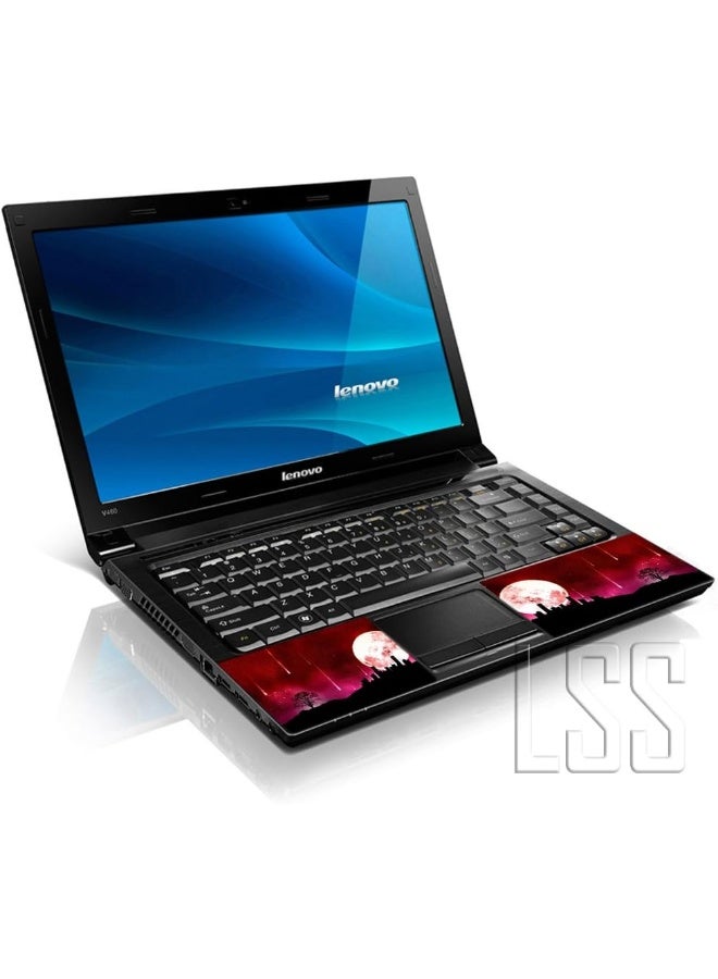 LSS Laptop 15 15.6 Skin Cover with Colorful Red Earth Scenery Pattern for HP Dell Lenovo Apple Asus Acer Compaq - Fits 13.3" 14" 15.6" 16" (2 Wrist Pads Free) - Image 2