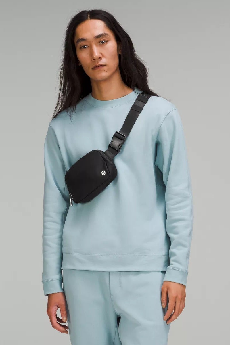 Lululemon Everywhere Belt Bag, Compact, and Convenient Belly Bag with Zippered Pockets, Easy-Access Exterior Pocket, and Interior Essentials Pocket for On-the-Go Storage, Black - Image 2