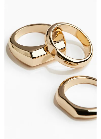 H&M 3-pack rings