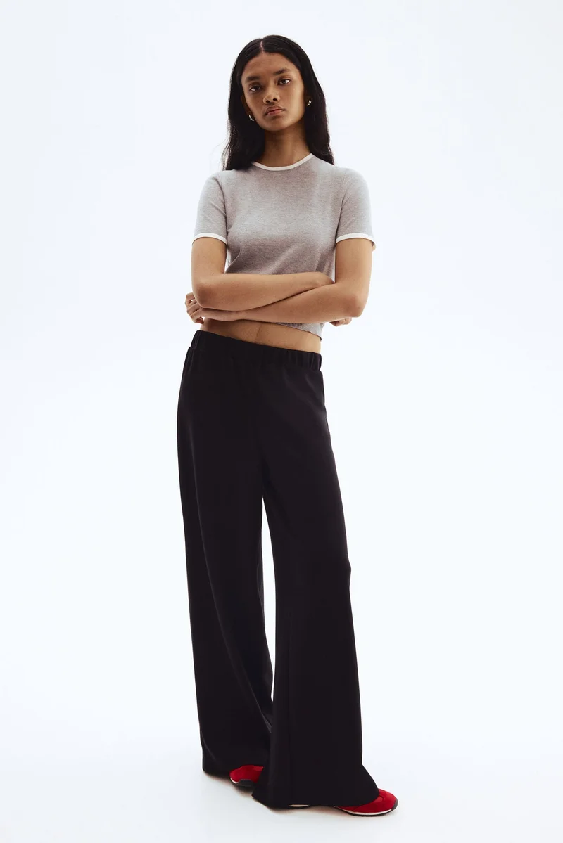 H&M Wide pull-on trousers