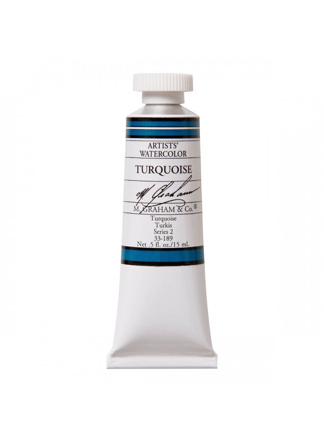 M. Graham 1/2-Ounce Tube Watercolor Paint, Turquoise
