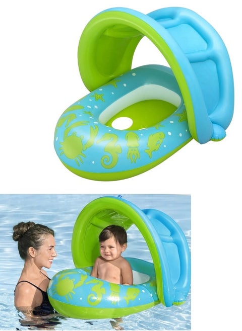 Children's swimming float toy, size 80 * 85 cm, children's pool float with umbrella