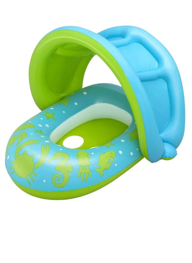 Bestway - Children's swimming float toy, size 80 * 85 cm, children's pool float with umbrella - Image 1