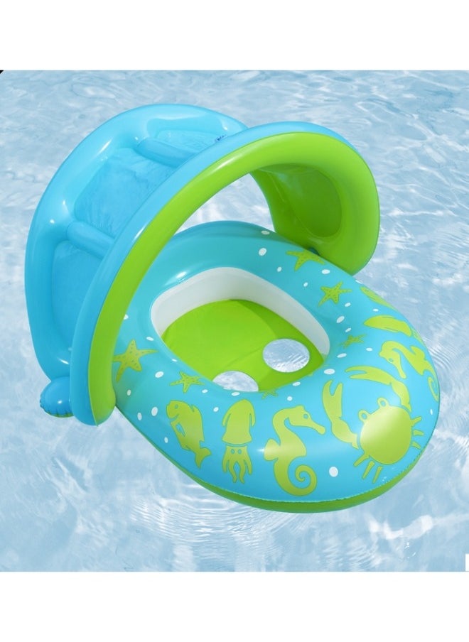 Bestway - Children's swimming float toy, size 80 * 85 cm, children's pool float with umbrella - Image 1