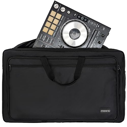 ITHWIU Padded DJ Controller Case for XDJ-RX2 XDJ-RX3 Case prime 4 MCX8000 Numark NVII Mixtrack Pro 3 NV Platinum, 31.5 X 19.5 X 4.7 Inch - Image 3