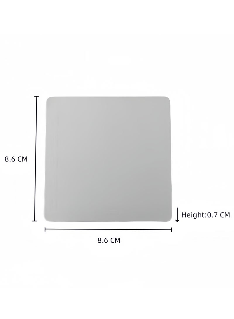Decorative Cover for Air Conditioning Holes, Cover for TV Wall Threading Holes, Cover for Wall Openings, and Cover for Wall Openings, Silver Color  - Image 1