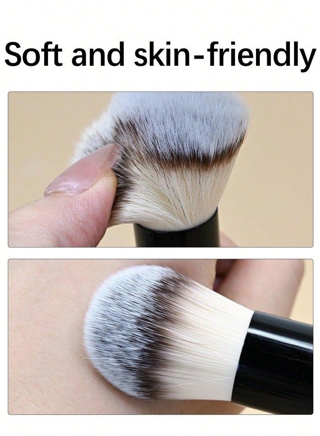 COSHINE 5pcs Dual-head Makeup Brush Set, Double Ended Brushes Professional Powder Foundation Eyeshadow Blending Eyebrow Travel Make Up Brushes Kits - Image 4