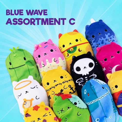 Cats vs Pickles 12pk Mystery Bags Blue Wave C 4 Bean Filled Plushies for Advent Calendars Blind Bags for Girls and for Boys Surprise Bean Collectibles Mystery Bag for Kids Adults 12Pack - Image 5