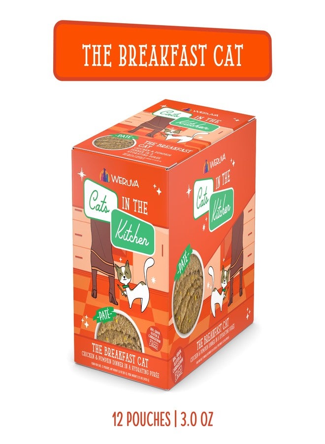 Weruva Cats in The Kitchen Paté, The Breakfast Cat with Chicken & Pumpkin, 3oz Pouch (Pack of 12) - Image 2