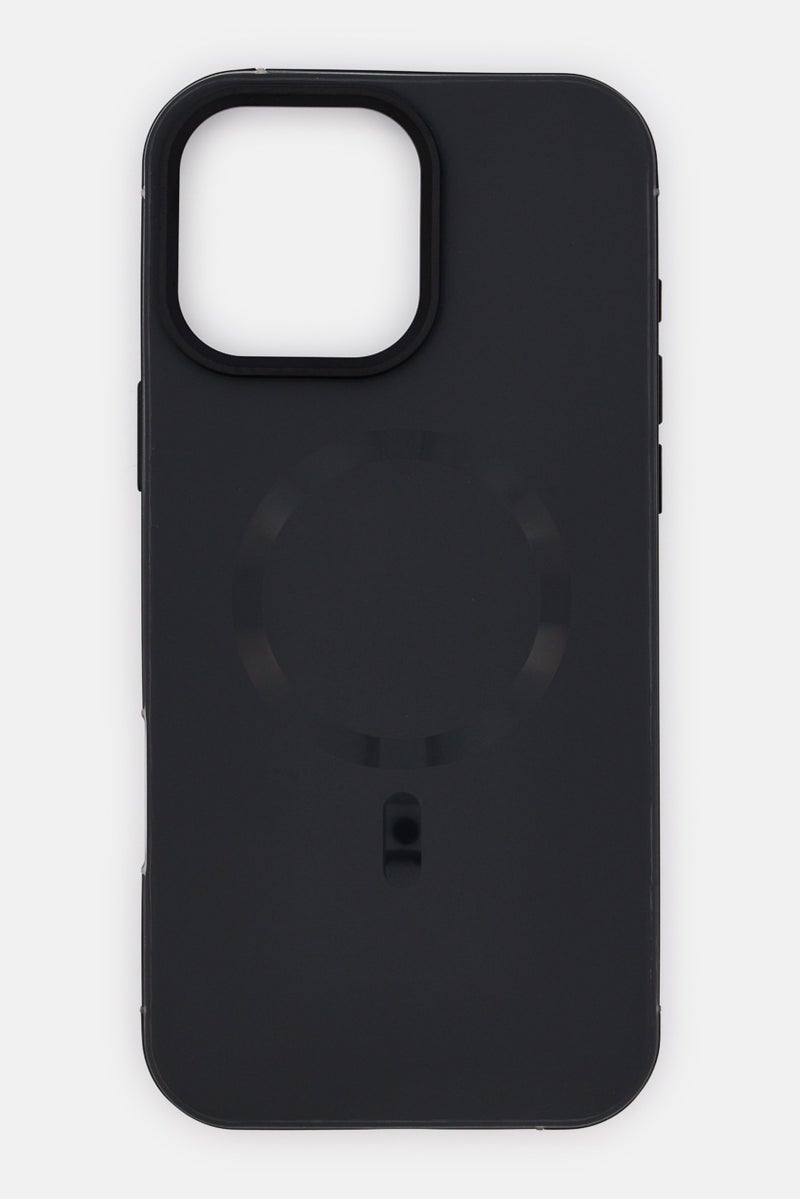 LEVELO iPhone 16 Pro Max Opulis Magsafe Compatible Case, Black - Image 1