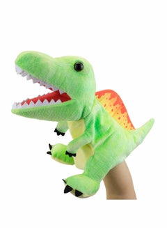 Excefore Dinosaur Hand Puppets, Spinosaurus Jurassic World Stuffed Animal Cute Soft Plush Toy, Open Movable Mouth Finger Gift, Birthday Gifts for Kids, Creative Role Play  - Image 1
