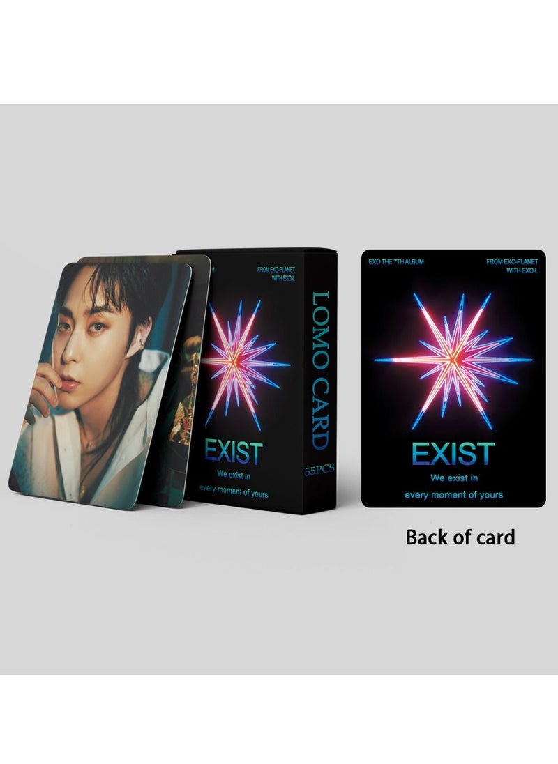 EHOME - 55Pcs EXO Comeback Album EXIST Lomo Card - Image 1
