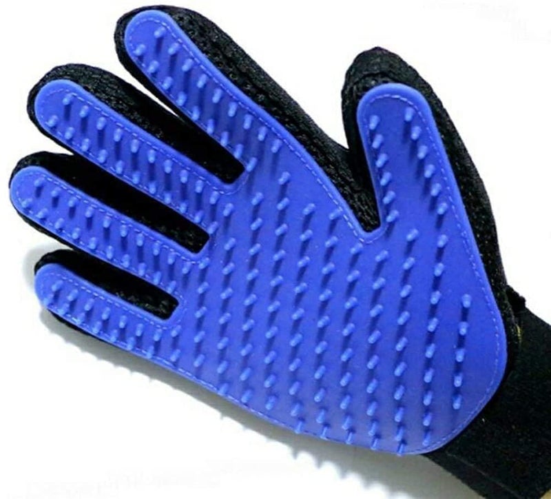 Bitrexup Pet Grooming Gloves - Dog, Cat Bathing Scrubber Gloves - Two-Sided Pet Grooming Pet Hair Remover Gloves - Massage for Cats, Dogs, Rabbit and Small Pets - Image 5