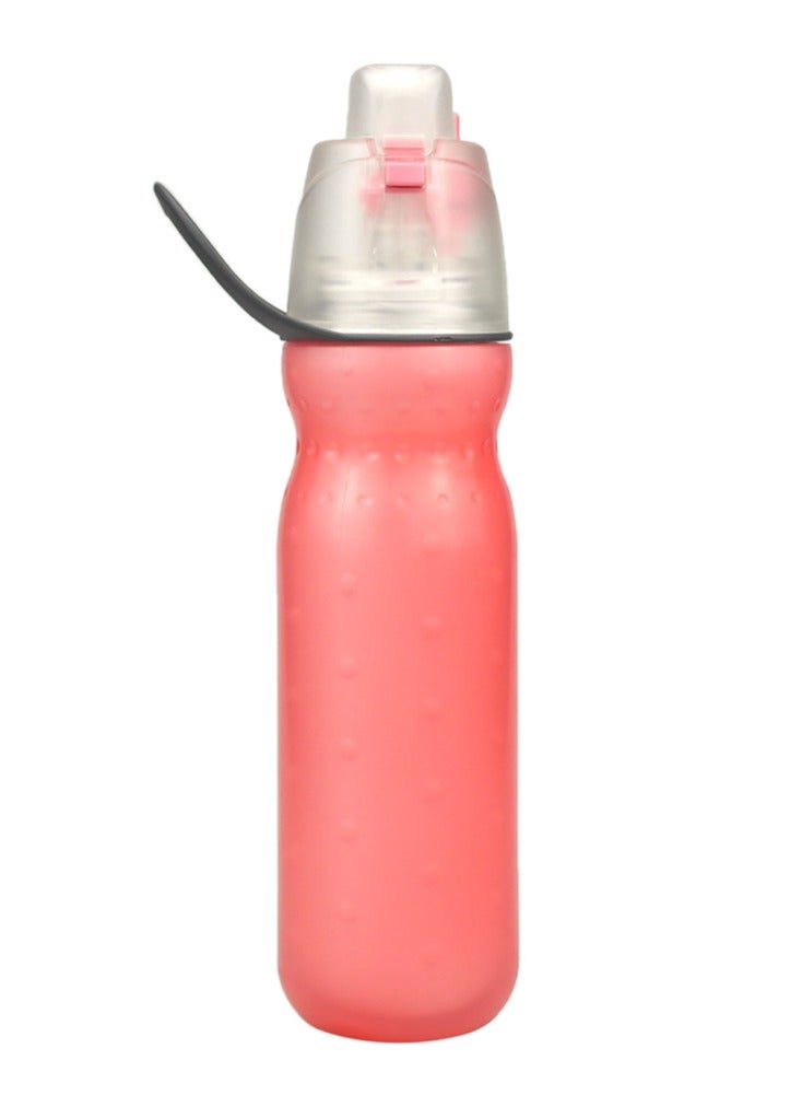 Sports water bottle, spray temperature control and cold preservation, large capacity 590ml, suitable for outdoor, sports field, home use - Image 1